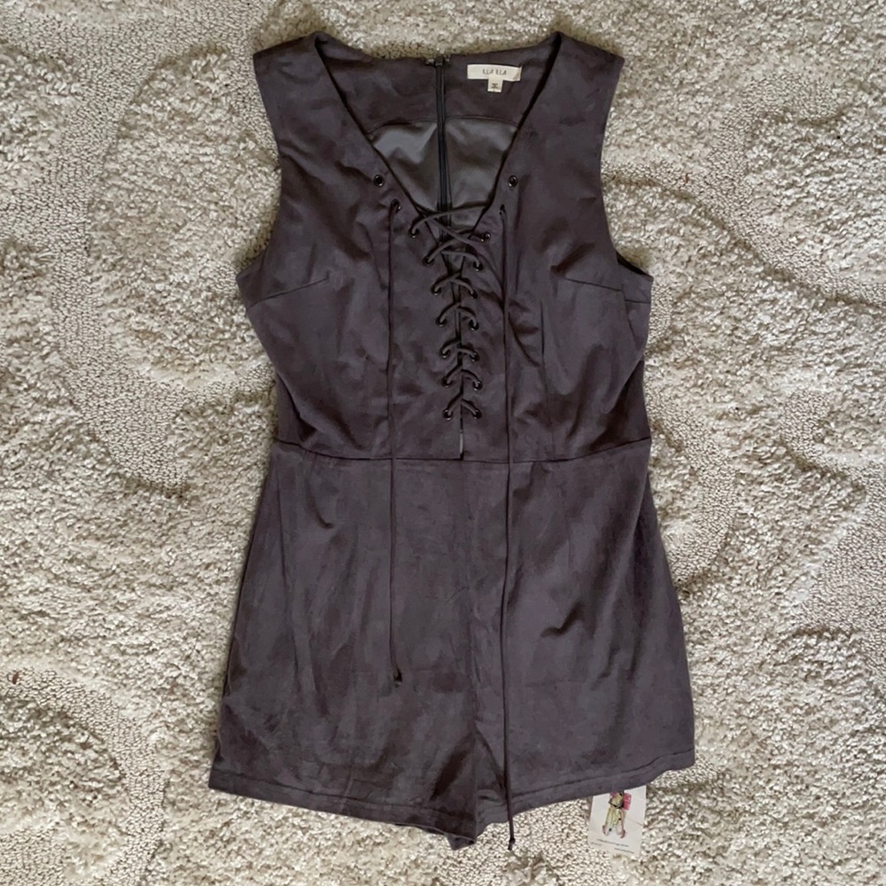 Gray Romper